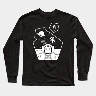 Christobelle Purrlumbus- Oblivious Explorer of Space Long Sleeve T-Shirt